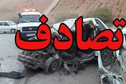 برخورد پژو با تیر برق 