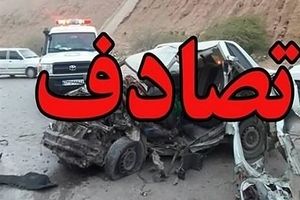 برخورد پژو با تیر برق 