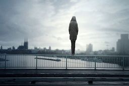 لحظه نجات دختر نوجوان در صحنه خودکشی اش از بالای پل حصارک/ ویدئو