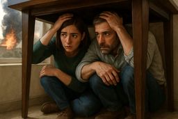 امن‌ترین مکان‌ها برای پناه گرفتن در زمان حمله هوایی و انفجار کجاست؟ 