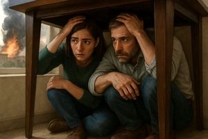 امن‌ترین مکان‌ها برای پناه گرفتن در زمان حمله هوایی و انفجار کجاست؟ 