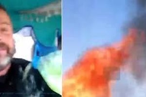 خودسوزی مرد ترکیه‌ای در مقابل شهرداری 