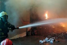 آتش در مدرسه ابتدایی در رشت