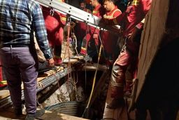 سقوط مرگبار به چاه فاضلاب در تهران؛ یک کشته و ۲ نجات یافته/ ویدئو