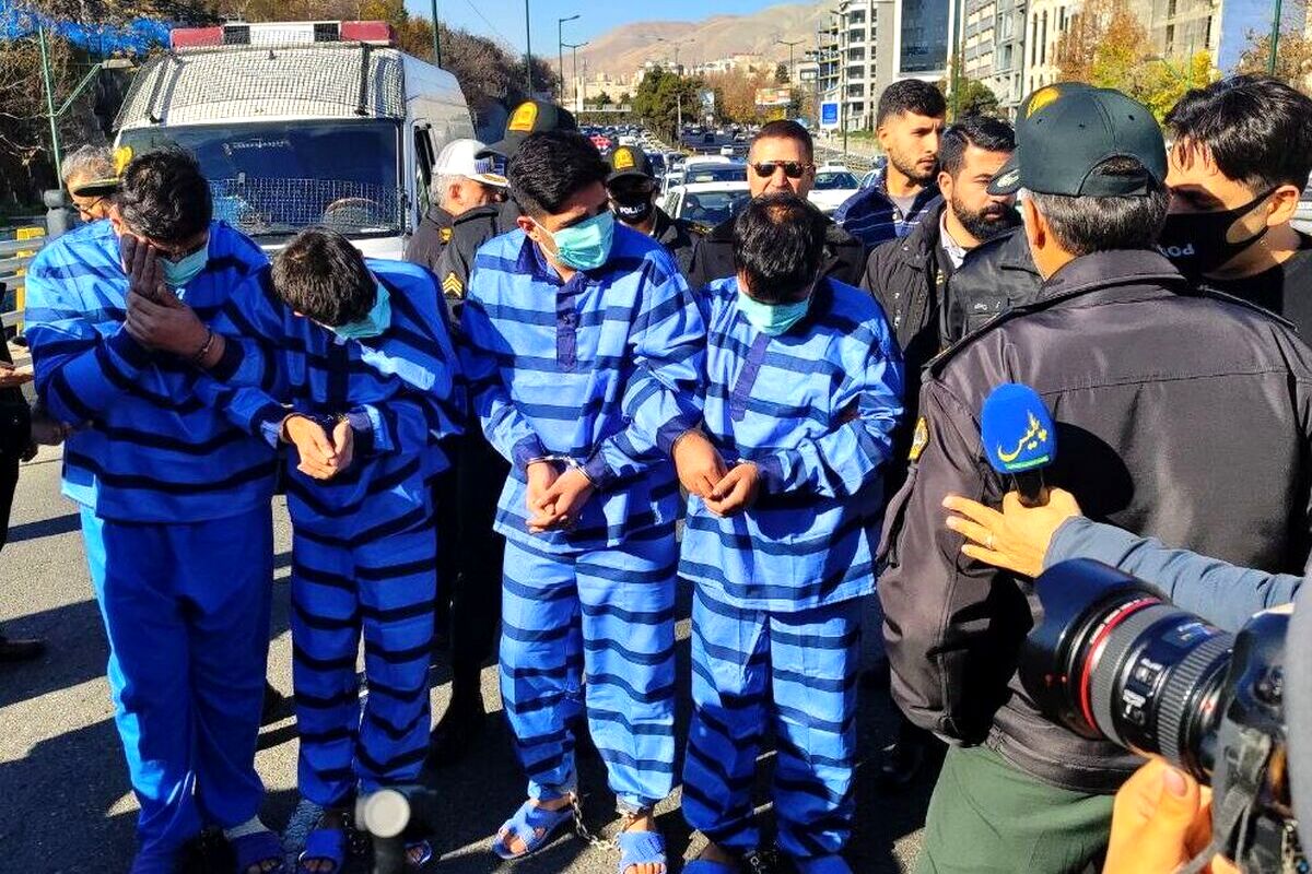تصاویری از بازگشت زورگیران پل پارک وی به محل جرم/ سارقان: غلط کردیم/ ویدئو