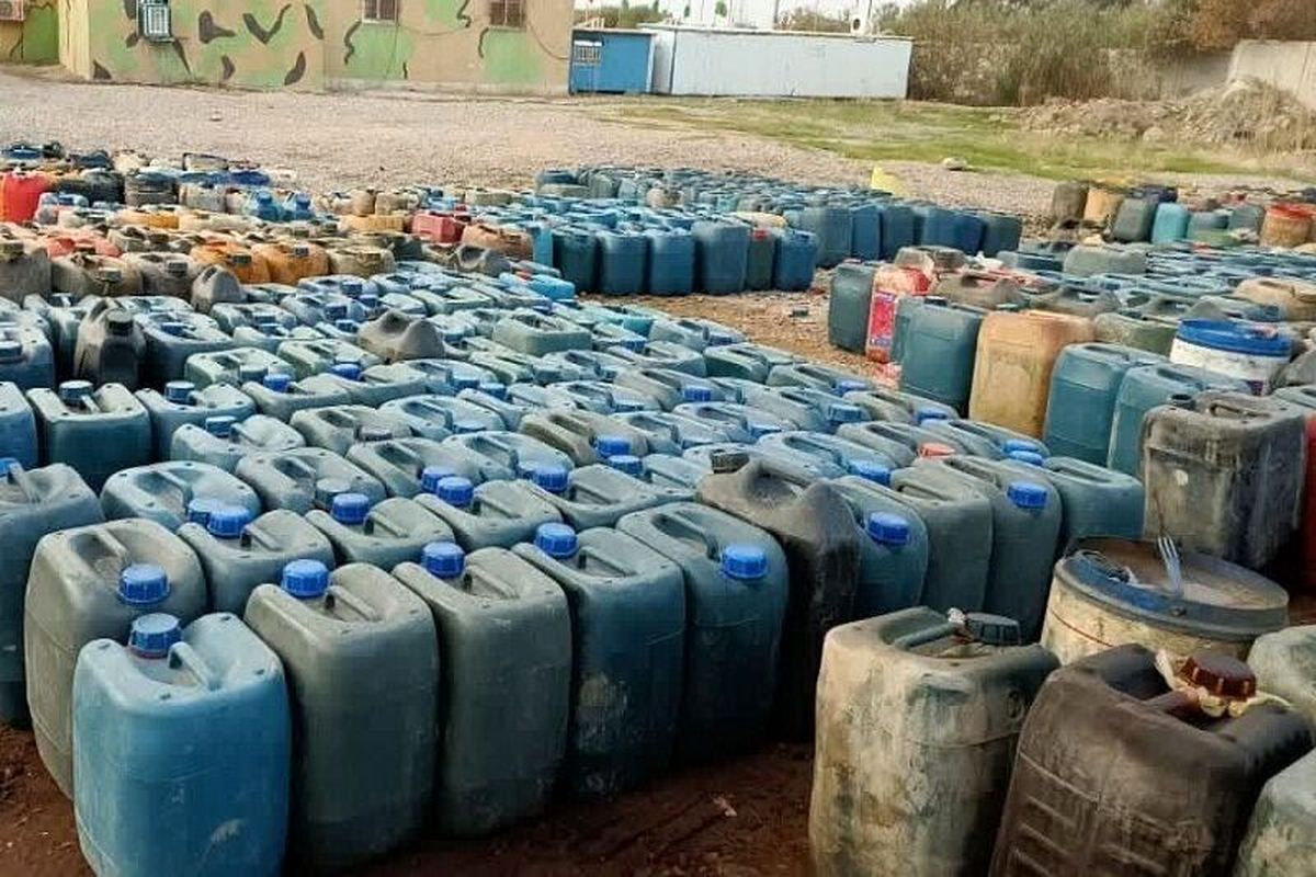 کشف ۱۵ هزار لیتر گازوئیل قاچاق در مسجدسلیمان 