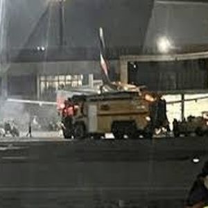 فاجعه در فرودگاه برزیل؛ ایرباس در محاصره دود و شعله‌ها/ ویدئو