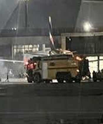 فاجعه در فرودگاه برزیل؛ ایرباس در محاصره دود و شعله‌ها/ ویدئو