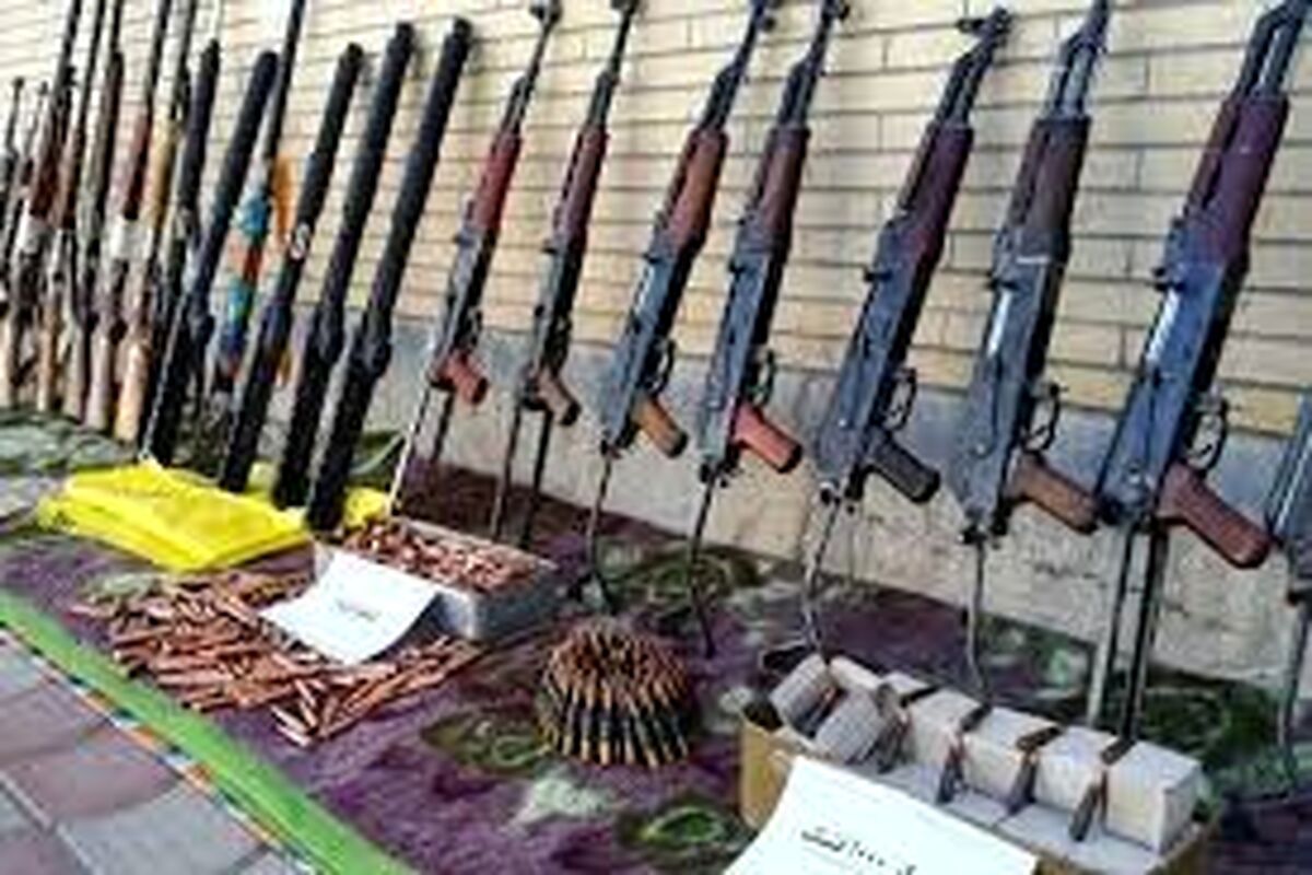 یک باند قاچاق سلاح در مریوان منهدم شد 