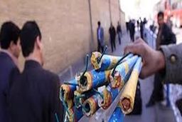 نابیناشدن عابر پیاده بخاطر برخورد نارنجک با چشمش/ ویدئو