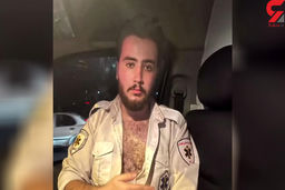 حمله زن جوان به مامور اورژانس در اتوبان همت/ ویدئو