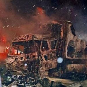 تصادف زنجیره‌ای ۶۷ خودرو در ژاپن؛ ۲۸ تن کشته و زخمی شدند/ ویدئو