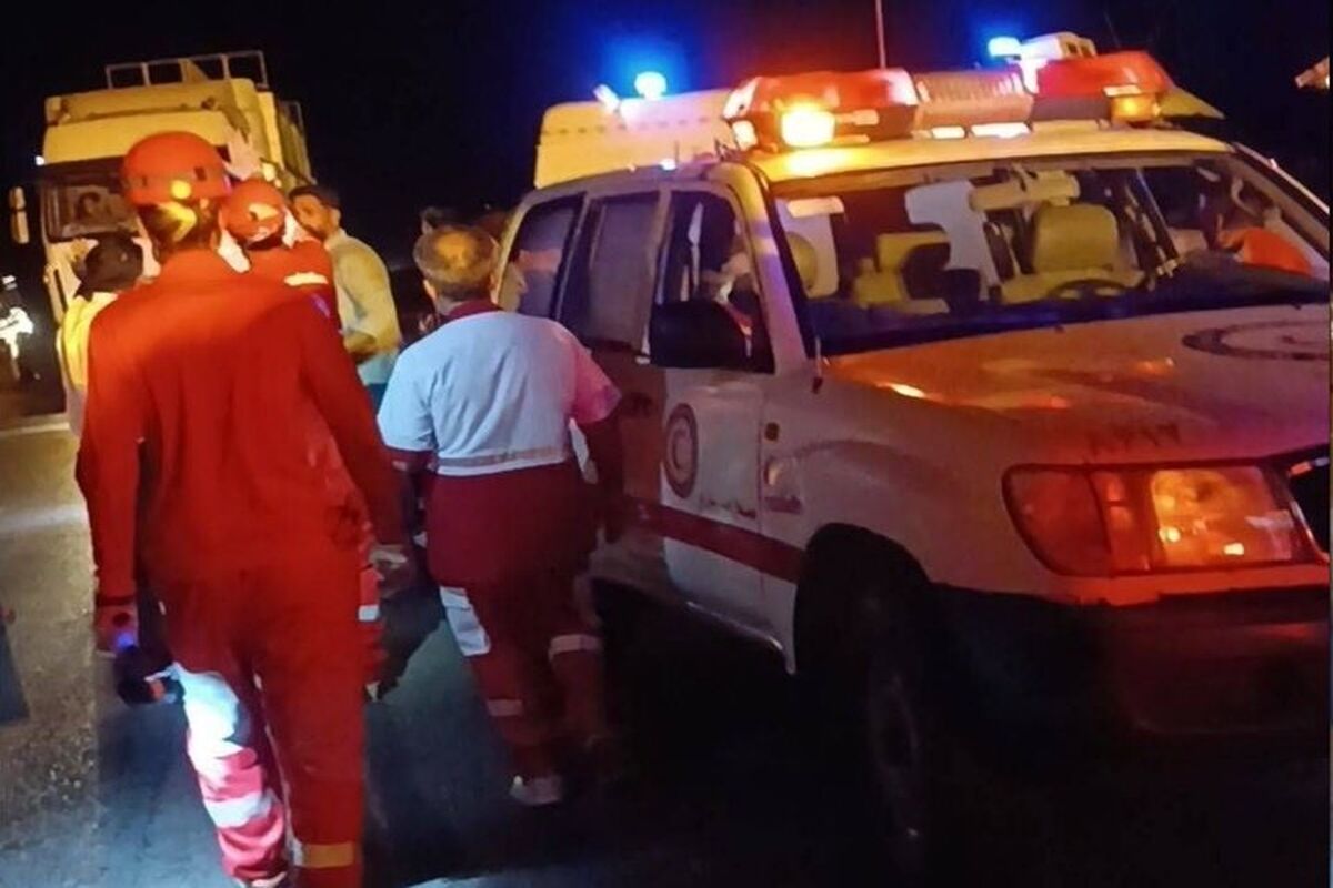 ۴٨ مصدوم بر اثر واژگونی اتوبوس بم- مشهد