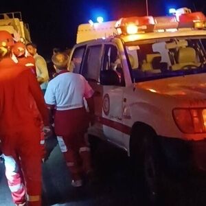 ۴٨ مصدوم بر اثر واژگونی اتوبوس بم- مشهد
