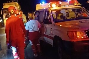 ۴٨ مصدوم بر اثر واژگونی اتوبوس بم- مشهد