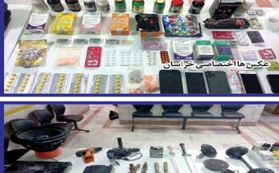 مجموعه لوازم سرقتی در مخفیگاه «عطار»