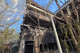 آتش‌سوزی در ساختمان اداری بیمارستان رجایی/ ویدئو