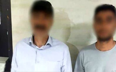 دستگیری قمه کشان چهار راه ولیعصر قزوین 