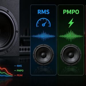 توان RMS، PMPO و Peak در اسپیکر یعنی چه؟ راهنمای کامل توان واقعی بلندگو