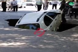 کوییک در نیشابور، توسط زمین بلعیده شد/ ویدئو