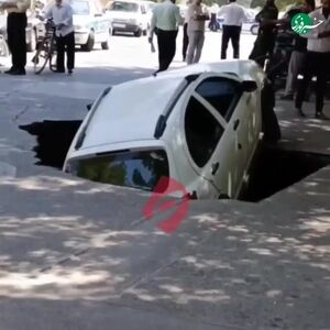 کوییک در نیشابور، توسط زمین بلعیده شد/ ویدئو