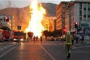 انفجار در واحد مسکونی در خیابان ستاره همدان 