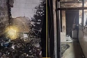 عکس تلخ از سه کودک کشته شده در آتش سوزی مرگبار یزد 