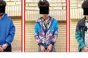 دستگیری باند گوشی قاپ ها در صحنه تصادف