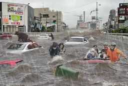 سیل کم‌سابقه چین را درگیر کرد/ ویدئو