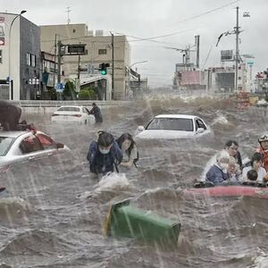 سیل کم‌سابقه چین را درگیر کرد/ ویدئو