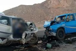 ۳ کشته در تصادف شاخ به شاخ