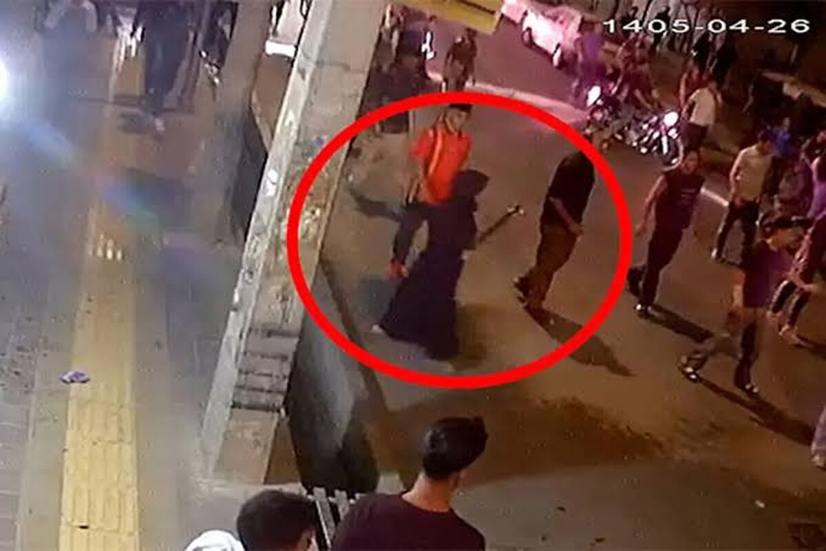 شمشیرکشی یک زن در نسیم‌شهر/ ویدئو