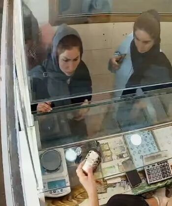 تصویر چهره باز 2 زن که دزدان طلا فروشی هستند
