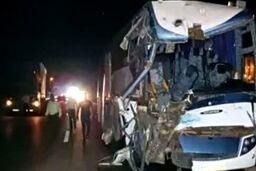5 کشته درتصادف اتوبوس با خودروسواری درجاده اندیمشک 