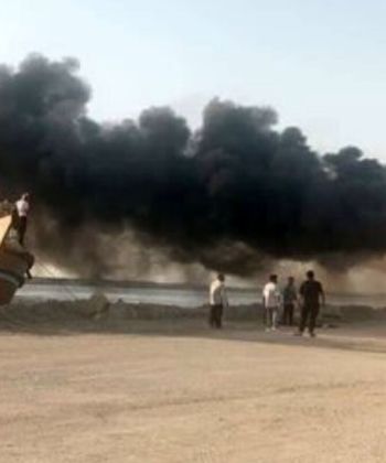  آتش‌سوزی در لنج‌های تجاری اسکله واعظی بندر دیر