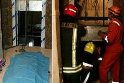 مرگ دردناک و فجیع تعمیرکار آسانسور در مشهد/ ویدئو