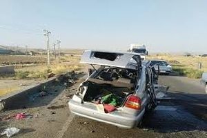 تصادف ۲ خودرو در تنگ درکش ورکش/ این حادثه ۹ مصدوم داشت