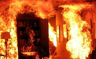 آتش سوزی هولناک یک خانه در سلطان آباد 