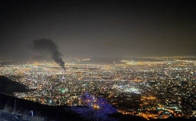 اطلاعیه وزارت دفاع درباره آتش سوزی شبانه در اتوبان صدر 