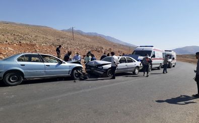 تصادف مرگبار در محور نهاوند _ نورآباد