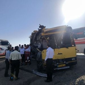 افزایش تعداد دانشجویان فوت شده تصادف اتوبوس در سمنان به سه نفر