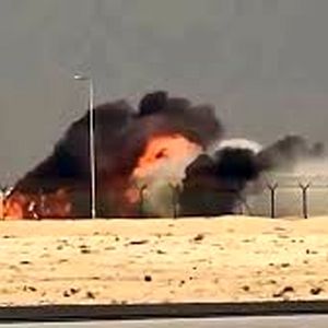 سقوط جنگنده هندی در نمایش هوایی دبی/ ویدئو