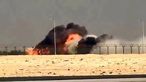 سقوط جنگنده هندی در نمایش هوایی دبی/ ویدئو