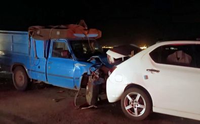 تصادف زنجیره‌ای در اتوبان زنجان به قزوین با ۹ مصدوم