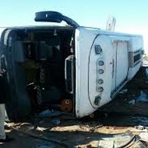 واژگونی اتوبوس در جاده اردبیل؛ ۲۳ نفر مصدوم شدند 