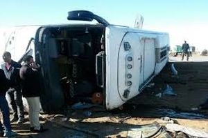 واژگونی اتوبوس در جاده اردبیل؛ ۲۳ نفر مصدوم شدند 