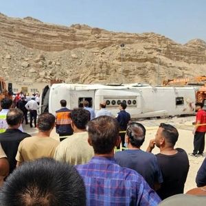 حادثه تلخ در عسلویه؛ واژگونی اتوبوس ۸ فوتی داشت