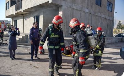 6 کارگر در شعله های آتش سوختند
