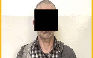 گوشی قاپی مرد سابقه دار با کارد دسته استخوانی