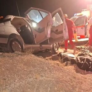 شاخ به شاخ پژو 405 با بنز در جاده فردوس/ 3 تن کشته و تنها یک زن زنده ماند